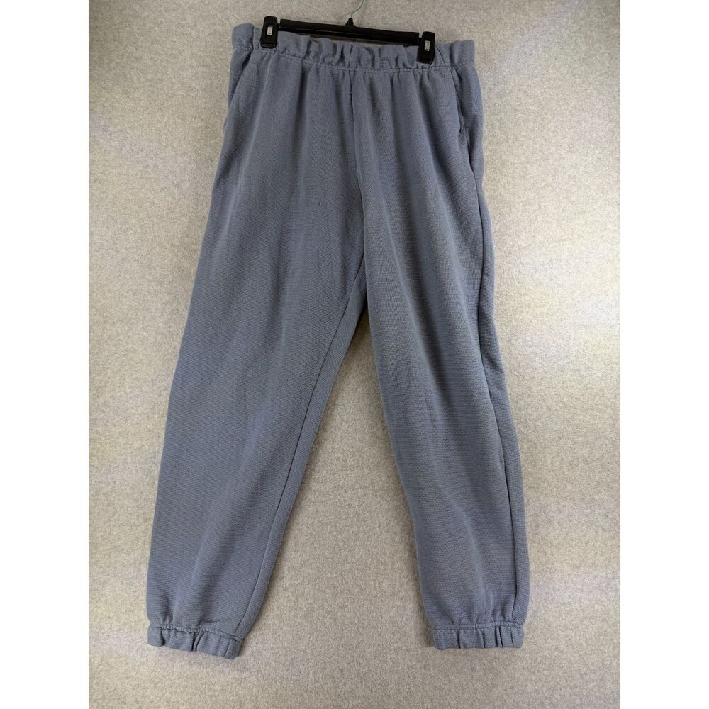A New Day Women’s Large Blue Knit Pull On Jogger Lounge Pants 3746